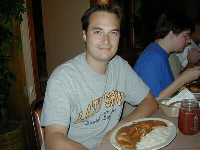 Photo: Ger with dinner