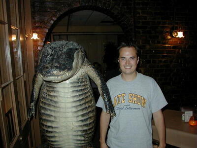 Photo: Ger with gator