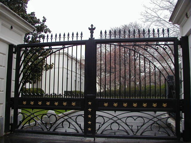 White House gate