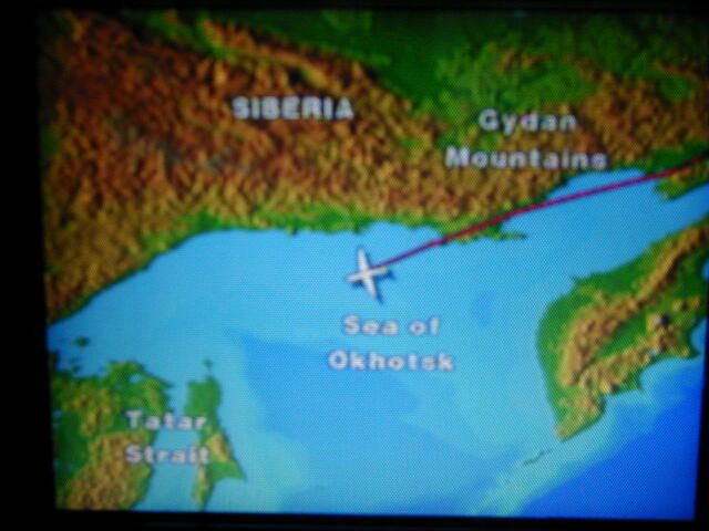 Over Sea of Okhotsk