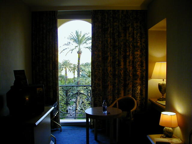 My room at the Hotel Plaza