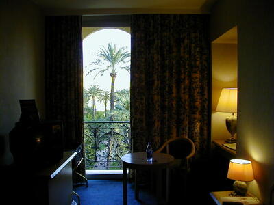Photo: My room at the Hotel Plaza