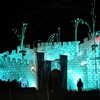 Photo: Ice castle at night