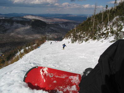 Photo: Snowboarding