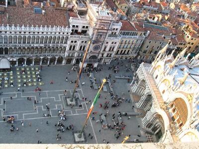 Photo: Piazza San Marco from above