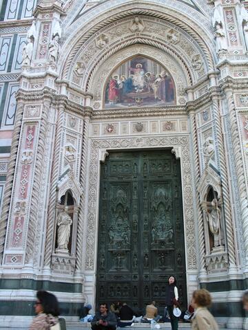 Door to the Duomo