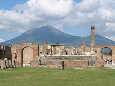 Photo: Pompeii and Mt. Vesuvius