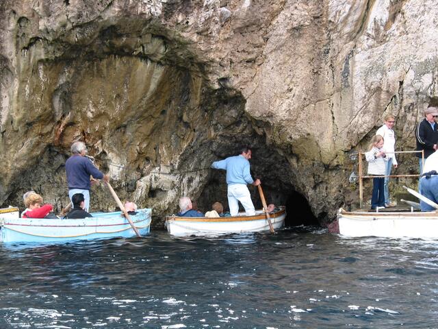Outside the blue grotto