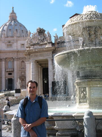 Gerald at Piazza di San Pietro