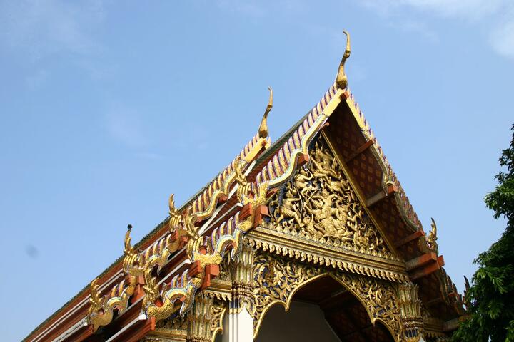 Temple roof detail