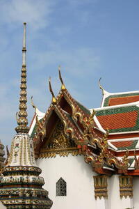 Photo: Chedi and temple