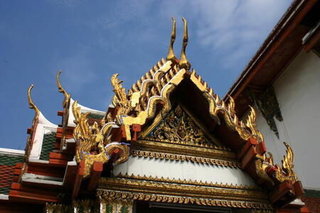 Photo: Temple roof detail