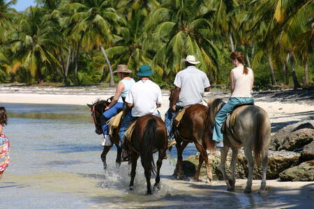 horseback riding on the beach. Horseback riding on the each