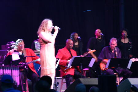 Photo: Joan Osborne with The Funk Brothers