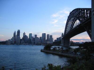 Photo: Harbour Bridge and downtown Sydney
