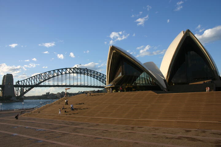 Harbour Bridge and Sydney Opera House 