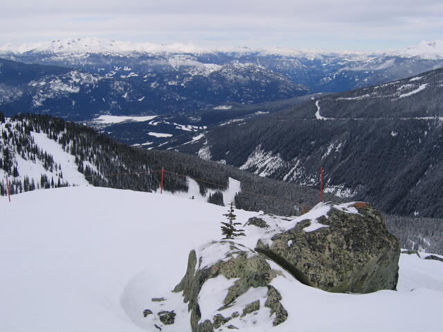 View from Whistler mountain