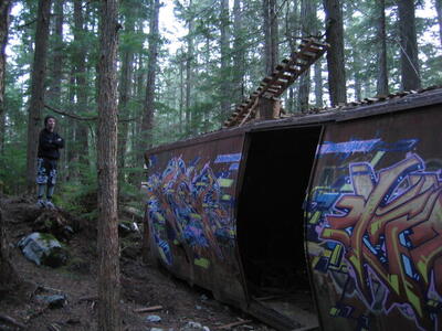 Photo: Train Wreck trail
