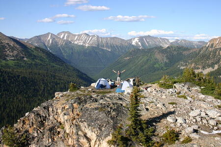 Photo: Camp with a view
