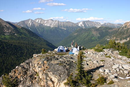 Photo: Camp with a view