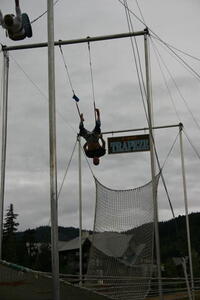 Photo: Blackcomb trapeze school