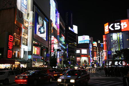 Photo: Shinjuku at night