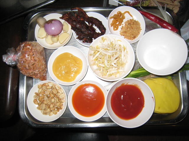Pad Thai ingredients