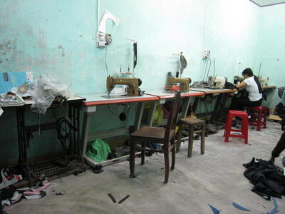 Photo: Sewing room