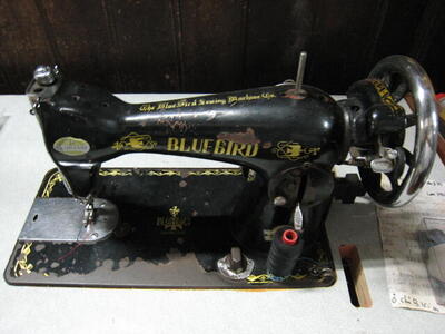 Photo: Bluebird sewing machine
