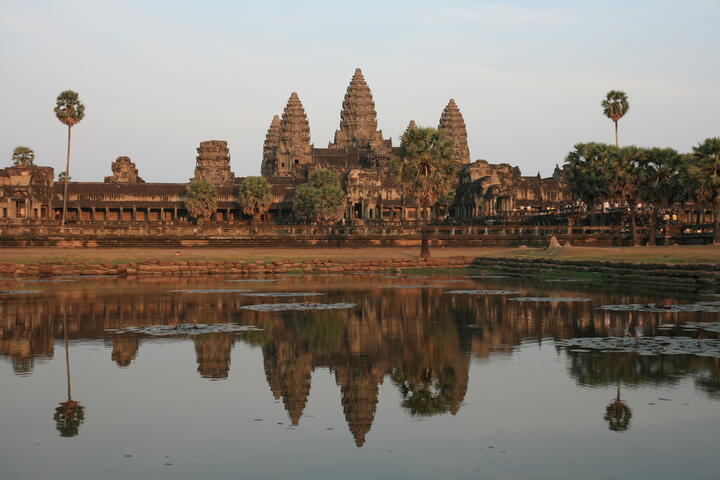 Angkor Wat reflected