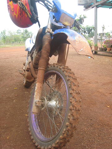 Muddy bike