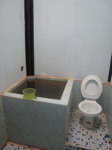 Photo: Shower and toilet