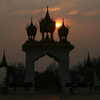 Next: Gate at sunset