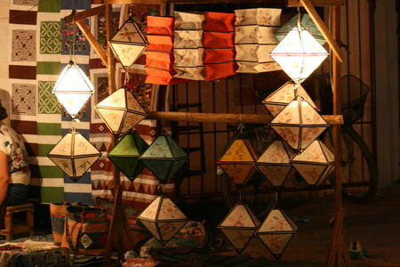 Photo: Paper lamps