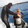 Previous: Erin about to dive