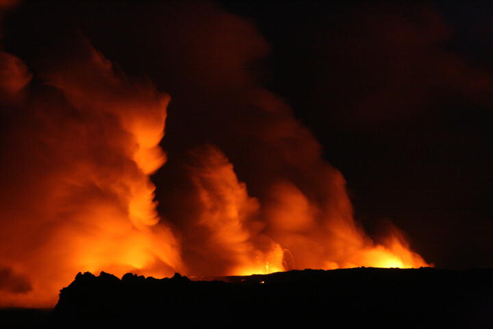 Lava floes