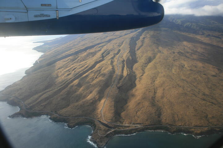 Maui from above