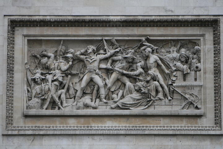 Arc de Triomphe bas-relief