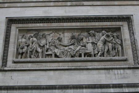 Photo: Arc de Triomphe bas-relief
