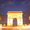 Photo: Arc de Triomphe headlights