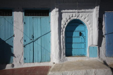 Photo: Blue doors