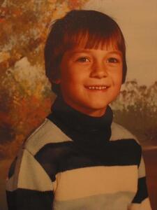 Photo: Gerald in Grade 2