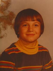 Photo: Gerald in Grade 3