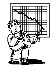 Image of a guy pointing at a downward-sloping chart