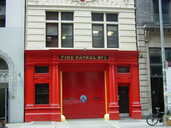 A fire station, Manhattan, NY, USA, February 2000