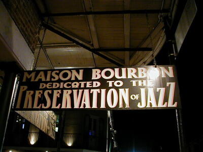 Photo: Maison Bourbon sign