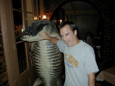 Photo: Ger with gator