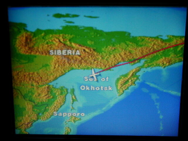 Flying over Siberia