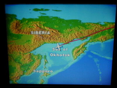Photo: Flying over Siberia