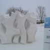 Photo: Snow sculpture